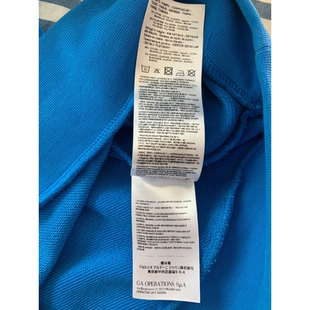 A|X ARMANI EXCHANGE Abstract-Print Organic-Cotton Men's Blend Sweatshirt sz M - Picture 13 of 13
